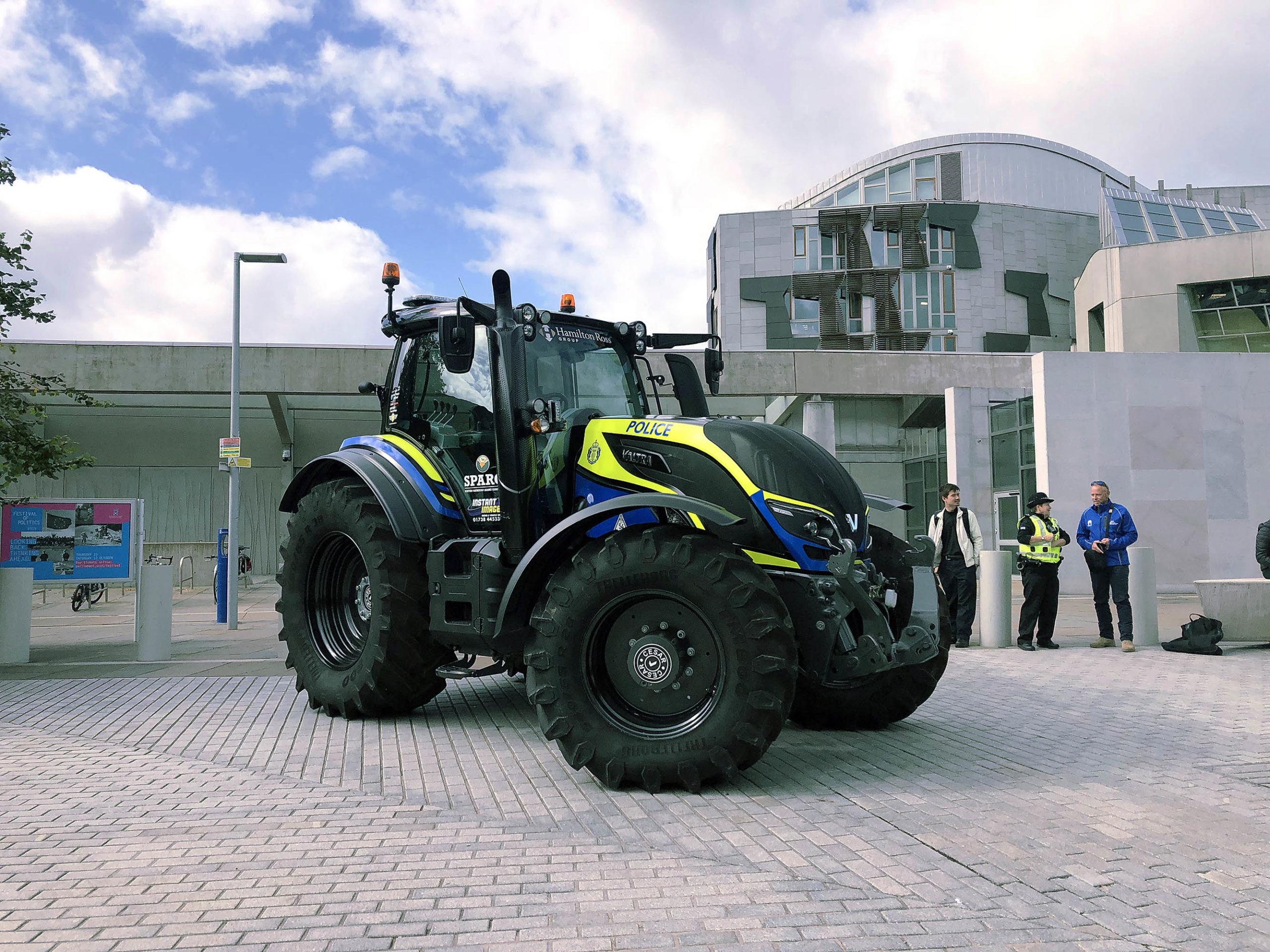 Valtra helping to raise awareness of the fight against rural crime in Scotland.